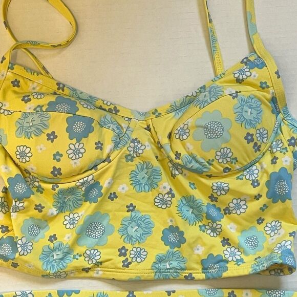 Lilly Pulitzer Vintage Bathing Suit Bahama Sunshine Cuba Libra Print Sz Womens 8 - Picture 5 of 6